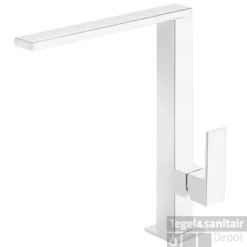 Keukenmengkraan Tres Cocina Rechthoekig Uitloop 26.2 Mat Wit