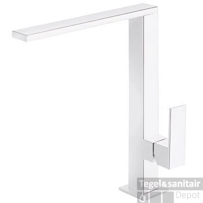 Keukenmengkraan Tres Cocina Rechthoekig Uitloop 26.2 Mat Wit 3 Keukenmengkraan Tres Cocina Rechthoekig Uitloop 26.2 Mat Wit