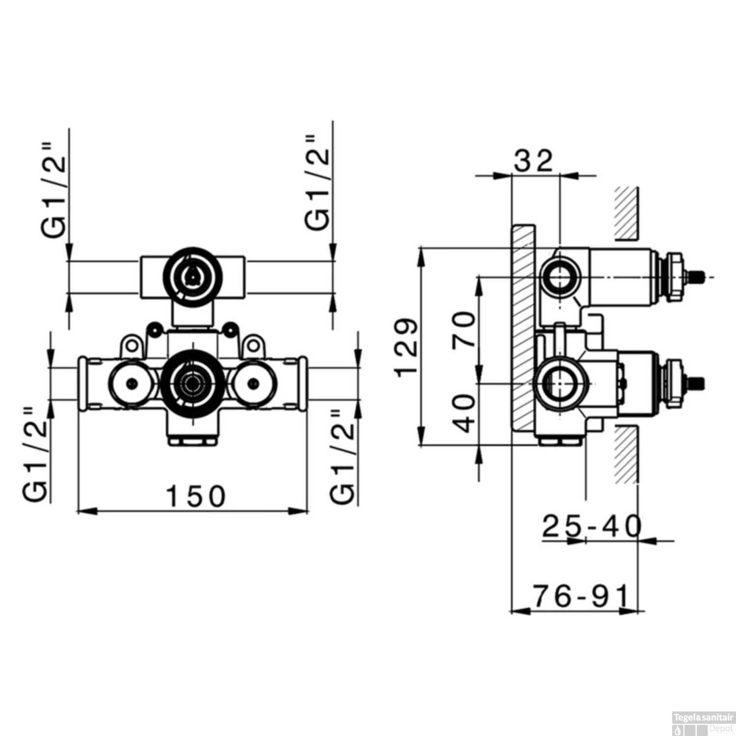Regendoucheset Inbouw Salenzi Giro S Plafond Uitloop Gegalvaniseerd Messing Zwart Chroom 30 Cm 7 Regendoucheset Inbouw Salenzi Giro S Plafond Uitloop Gegalvaniseerd Messing Zwart Chroom 30 Cm - Afbeelding 5