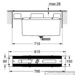 Grohe Universeel Basisgarnituur Voor 4/5-gats Badrandcombinatie -Exporteren Badkamer Top Winkel 24020