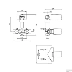 Thermostatische Inbouw Regendouche Set Wiesbaden Type 133 Wandarm Ufo 30 Cm Rond Incl. Inbouwdeel 21 Thermostatische Inbouw Regendouche Set Wiesbaden Type 133 Wandarm Ufo 30 Cm Rond Incl. Inbouwdeel -Exporteren Badkamer Top Winkel 29.2500 1 24