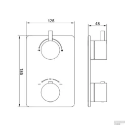 Thermostatische Inbouw Regendouche Set Wiesbaden Type 119 Wandarm Ufo 20 Cm Rond Glijstang Incl. Inbouwdeel -Exporteren Badkamer Top Winkel 29.2510 1 7