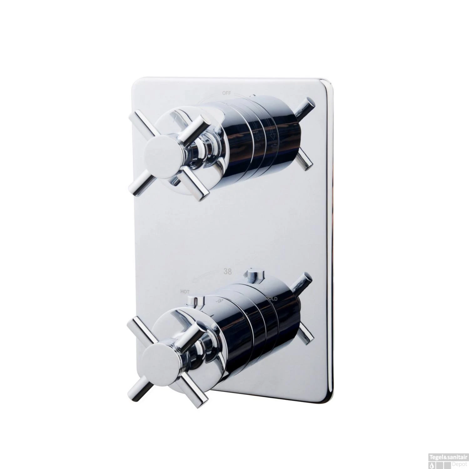 Thermostatische Inbouw Regendouche Set Wiesbaden Type 133 Wandarm Ufo 30 Cm Rond Incl. Inbouwdeel 6 Thermostatische Inbouw Regendouche Set Wiesbaden Type 133 Wandarm Ufo 30 Cm Rond Incl. Inbouwdeel - Afbeelding 4