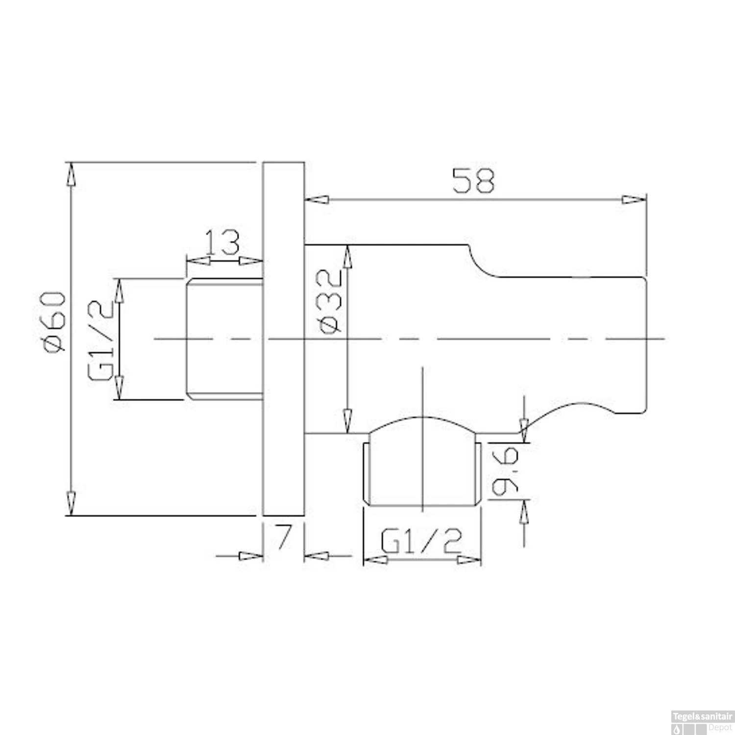 Thermostatische Inbouw Regendouche Set Wiesbaden Type 133 Wandarm Ufo 30 Cm Rond Incl. Inbouwdeel 9 Thermostatische Inbouw Regendouche Set Wiesbaden Type 133 Wandarm Ufo 30 Cm Rond Incl. Inbouwdeel - Afbeelding 7