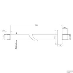 Thermostatische Inbouw Regendouche Set Wiesbaden Type 101 Plafondarm 20 Cm Rond Incl. Inbouwdeel -Exporteren Badkamer Top Winkel 29.3810 1 1 4