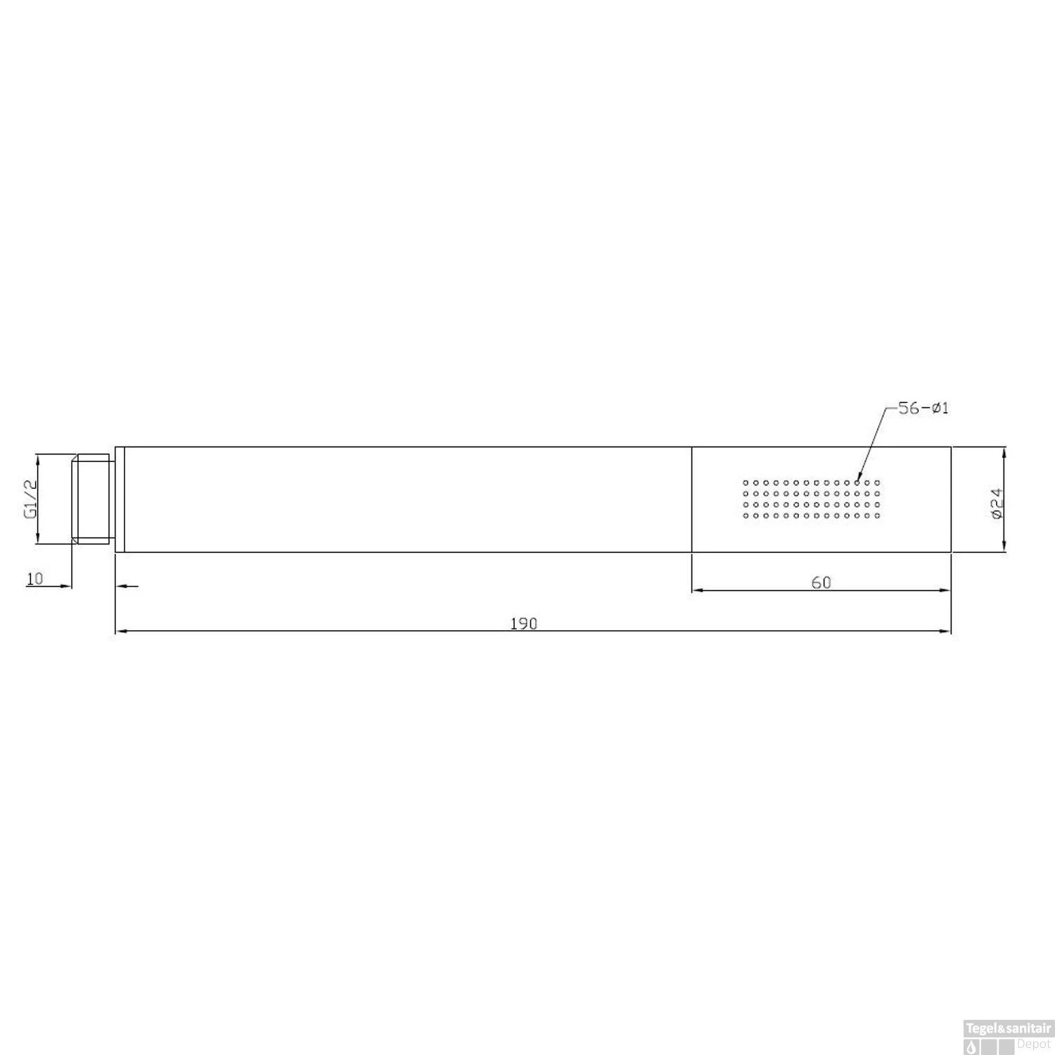 Thermostatische Inbouw Regendouche Set Wiesbaden Type 126 Wandarm Ufo 20 Cm Vierkant Incl. Inbouwdeel 17 Thermostatische Inbouw Regendouche Set Wiesbaden Type 126 Wandarm Ufo 20 Cm Vierkant Incl. Inbouwdeel - Afbeelding 15