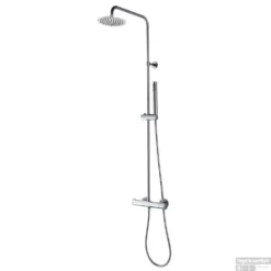 Aktie Regendoucheset Caral Eco Chroom Rond