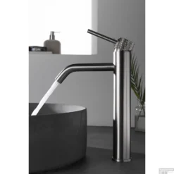 Wastafelkraan Wiesbaden Ribbd Opbouw XL Hoge Uitloop RVS -Exporteren Badkamer Top Winkel 29.5311 2wastafelkraan wiesbaden ribbd opbouw xl hoge uitloop rvs