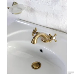 Wastafelmengkraan Sapho Antea 2-knop Uitloop 6.5 Cm Brons (incl. Clickwaste) 7 Wastafelmengkraan Sapho Antea 2-knop Uitloop 6.5 Cm Brons (incl. Clickwaste) -Exporteren Badkamer Top Winkel 3176 1