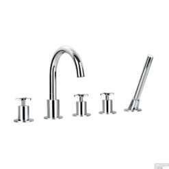 Badrandkraan Best Design New Jax 5-Gats Kruisgreep Chroom