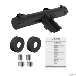 Thermostatische Badkraan Schutte London Messing Mat Zwart 19 Thermostatische Badkraan Schutte London Messing Mat Zwart -Exporteren Badkamer Top Winkel 4008431524764 4