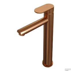 Wastafelmengkraan Brauer Copper Edition Coldstart Opbouw Hoog Platte Hendel Geborsteld Koper PVD