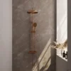 Regendouche Brauer Copper Showerpipe Met Thermostaat 30cm 3 Standen Koper -Exporteren Badkamer Top Winkel 5 gk 007 4 shop