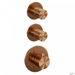 Thermostatisch Inbouwdoucheset Brauer Copper 30cm Hoofddouche Plafondarm 3 Standen Handdouche Op Glijstang Koper -Exporteren Badkamer Top Winkel 5 gk 039 3 sfeer2