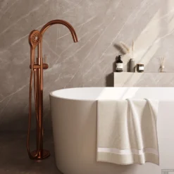 Vrijstaande Badkraan Brauer Copper Met Handdouche Rond Koper -Exporteren Badkamer Top Winkel 5 gk 042 2 sfe