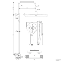 Regendoucheset Opbouw Brauer Copper Carving 30 Cm Thermostatisch Met Handdouche 3-Standen Geborsteld Koper 13 Regendoucheset Opbouw Brauer Copper Carving 30 Cm Thermostatisch Met Handdouche 3-Standen Geborsteld Koper -Exporteren Badkamer Top Winkel 5 gk 087 4 tech