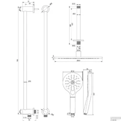 Regendoucheset Inbouw Brauer Copper Carving Thermostatisch 30cm Met Plafondarm, Glijstang En Handdouche 3-Standen Geborsteld Koper 24 Regendoucheset Inbouw Brauer Copper Carving Thermostatisch 30cm Met Plafondarm, Glijstang En Handdouche 3-Standen Geborsteld Koper -Exporteren Badkamer Top Winkel 5 gk 120 tech