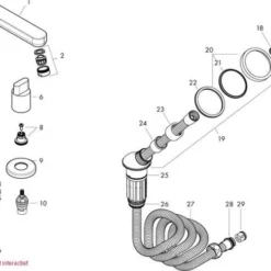 Hansgrohe Metris S Afdekset Voor 4-gats Badrandcombinatie Chroom -Exporteren Badkamer Top Winkel 52427
