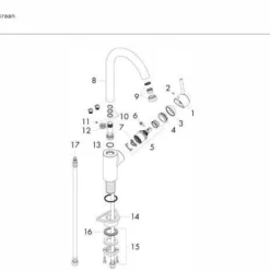 Hansgrohe Variarc Keukenkraan Chroom -Exporteren Badkamer Top Winkel 53097