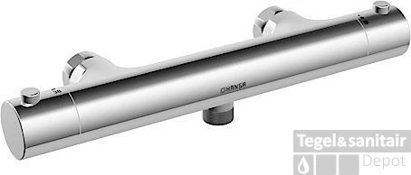 Hansa Unita Douchethermostaat Zonder S-koppelingen Chroom 3 Hansa Unita Douchethermostaat Zonder S-koppelingen Chroom