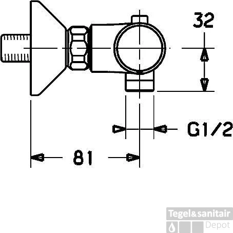 Hansa Unita Douchethermostaat Met S-koppelingen Chroom 6 Hansa Unita Douchethermostaat Met S-koppelingen Chroom - Afbeelding 4
