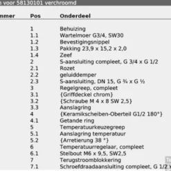 Hansa Unita Douchethermostaat Met S-koppelingen Chroom 12 Hansa Unita Douchethermostaat Met S-koppelingen Chroom -Exporteren Badkamer Top Winkel 53811