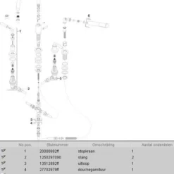 Dornbracht Tara. 4-gats Badrandcomb.voor Badrandmontage Met Hendel Chroom 7 Dornbracht Tara. 4-gats Badrandcomb.voor Badrandmontage Met Hendel Chroom -Exporteren Badkamer Top Winkel 54231