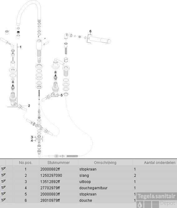 Dornbracht Tara. 4-gats Badrandcomb.voor Badrandmontage Met Hendel Chroom 5 Dornbracht Tara. 4-gats Badrandcomb.voor Badrandmontage Met Hendel Chroom - Afbeelding 3