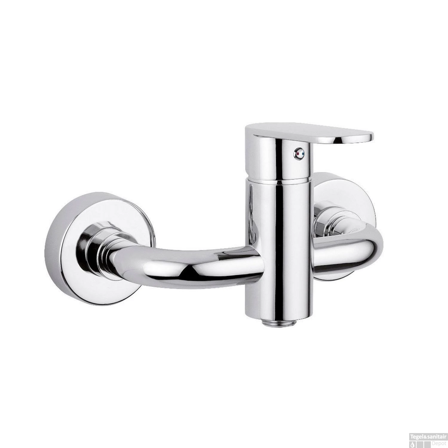 Opbouw Douchekraan Sapho Dandy Mengkraan 1-hendel Chroom 3 Opbouw Douchekraan Sapho Dandy Mengkraan 1-hendel Chroom