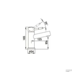 Wastafelmengkraan TA-Design Clou 150 RVS-304 -Exporteren Badkamer Top Winkel 6011 2100 9