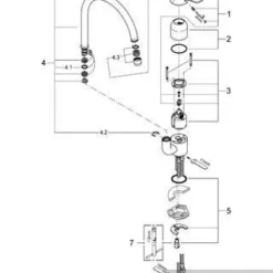Grohe Euroeco Keukenkraan Met Hoge Uitloop Chroom -Exporteren Badkamer Top Winkel 60183