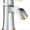 Grohe Grandera Wastafelkraan Zonder Waste Chroom-goud -Exporteren Badkamer Top Winkel 62737