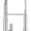 Grohe K7 Medium Keukenkraan Met Kolom En Veer Supersteel -Exporteren Badkamer Top Winkel 69241