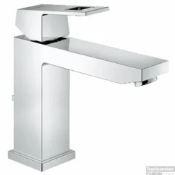 Grohe Eurocube Wastafelkraan Medium Met Trekwaste Chroom