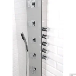 Douchepaneel Sapho Soul 200 150x21 Cm Thermostatisch Vierkant Aluminium -Exporteren Badkamer Top Winkel 78772 douchepaneel sapho soul 200 150x21 cm thermostatisch vierkant aluminium 3