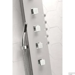 Douchepaneel Sapho Soul 200 150x21 Cm Thermostatisch Vierkant Aluminium -Exporteren Badkamer Top Winkel 78772 douchepaneel sapho soul 200 150x21 cm thermostatisch vierkant aluminium 5