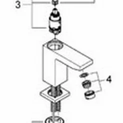 Grohe Eurocube Wastafelkraan Es Zonder Waste Chroom 9 Grohe Eurocube Wastafelkraan Es Zonder Waste Chroom -Exporteren Badkamer Top Winkel 80018
