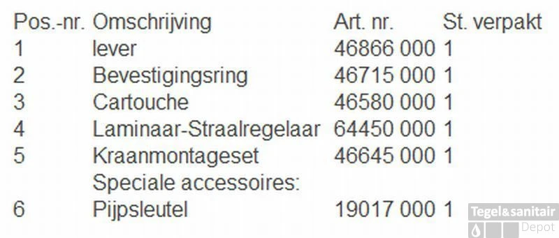 Grohe Eurocube Wastafelkraan Es Zonder Waste Chroom 5 Grohe Eurocube Wastafelkraan Es Zonder Waste Chroom - Afbeelding 3