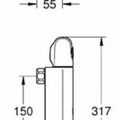 Grohe Grohtherm 1000 New Douchethermostaat Hoh 15 Cm. Zonder Kopp. Chroom 5 Grohe Grohtherm 1000 New Douchethermostaat Hoh 15 Cm. Zonder Kopp. Chroom -Exporteren Badkamer Top Winkel 83942