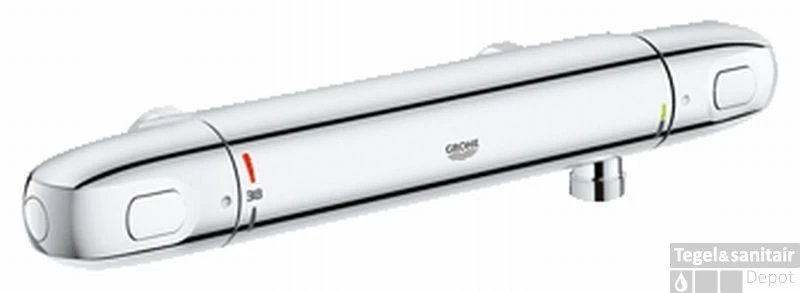 Grohe Grohtherm 1000 New Douchethermostaat Hoh 15 Cm. Zonder Kopp. Chroom 3 Grohe Grohtherm 1000 New Douchethermostaat Hoh 15 Cm. Zonder Kopp. Chroom