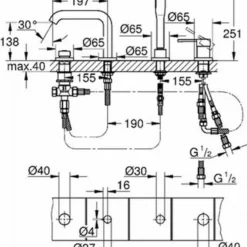 Grohe Essence New Afdekset 4-gats Badrandcombinatie Met Douchegarn. Chroom 5 Grohe Essence New Afdekset 4-gats Badrandcombinatie Met Douchegarn. Chroom -Exporteren Badkamer Top Winkel 86197