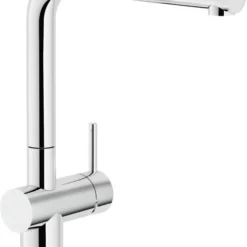 B&w-luxury Carati Keukenkraan Met Uittrekbare Kraanuitloop Inox Look