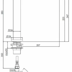 B&w-luxury Angusti Keukenkraan Chroom -Exporteren Badkamer Top Winkel 86794