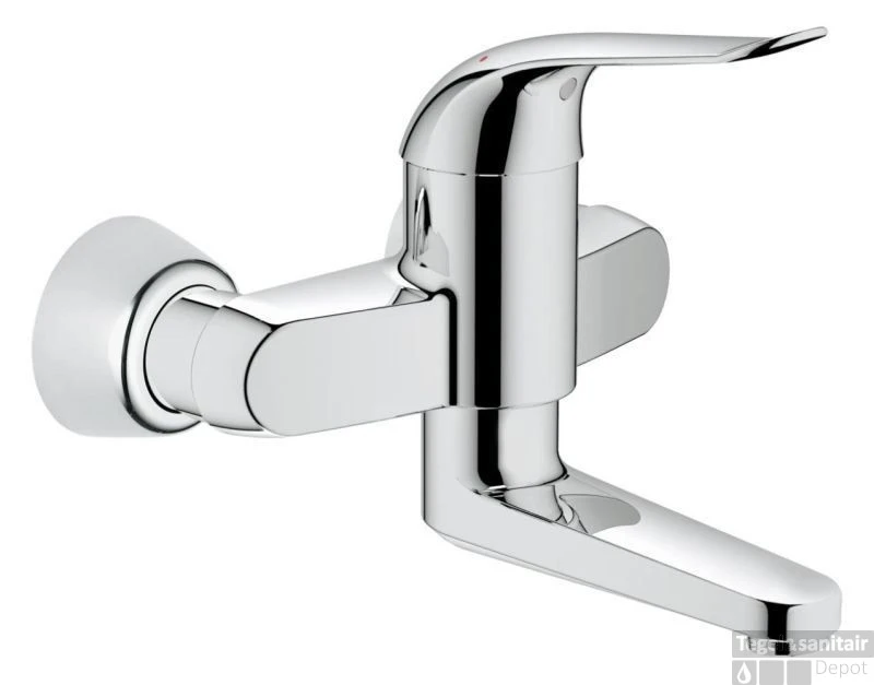 Grohe Euroeco Special Wand Wastafelkraan Met Onderuitloop Chroom 3 Grohe Euroeco Special Wand Wastafelkraan Met Onderuitloop Chroom