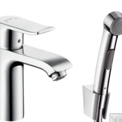 Hansgrohe Metris Bidetset Met Handdouche En Slang 160 Cm. Chroom