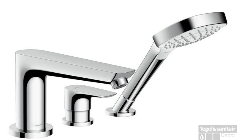 Hansgrohe Talis E Afdekset 3-gats Badrandcombinatie Chroom 3 Hansgrohe Talis E Afdekset 3-gats Badrandcombinatie Chroom