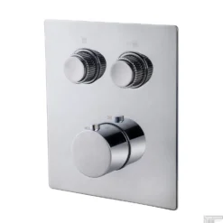 Afbouwdeel Inbouwthermostaat Boss & Wessing Caral Klik Pro 2-weg Chroom