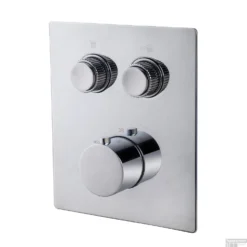 Afbouwdeel Inbouwthermostaat Wiesbaden Caral Klik Pro 2-weg Chroom