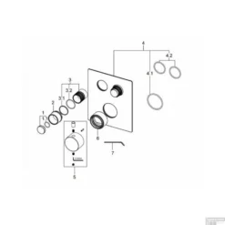 Afbouwdeel Inbouwthermostaat Wiesbaden Caral Klik Pro 2-weg Mat Zwart -Exporteren Badkamer Top Winkel afbouwdeel inbouwthermostaat wiesbaden caral klik pro 2 weg mat zwart tech