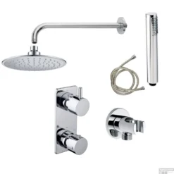 ACTIE Wiesbaden Inbouw Regendouche | Caral | Rechthoek Muuruitloop | Chroom